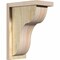 Ekena Millwork Carmel Rough Sawn Corbel w/Backplate, Douglas Fir, 6"W x 10"D x 14"H COR06X10X14CAR01RDF - alternate 1